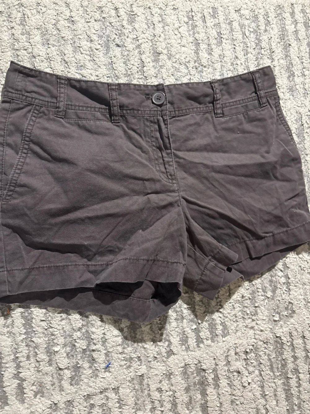 Loft Ann Taylor brown the original fabric shorts size 6